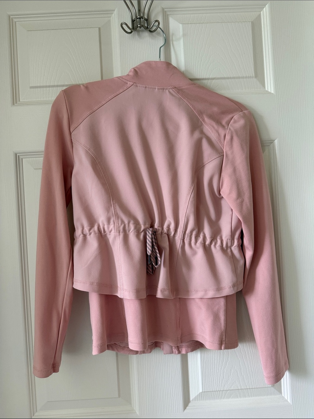 Jaanuu Women's Dusty Pink Utility Zip Jacket - Picture 2 of 8